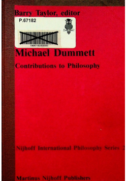Contributions to Philosophy