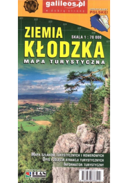 Mapa turystyczna Ziemia Kłodzka 1:70 000 w.2021