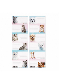 Naklejki na zeszyt Cuties 1 (25szt)