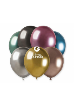 Balony chromowane różnokolorowe 13cm 100szt