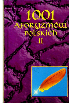 1001 aforyzmów polskich tom 2