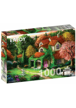 Puzzle 1000 Dom w lesie