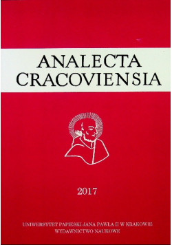 Analecta Cracoviensia XLIX