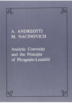 Analytic convexity and the principle of Phragmen Lindeloff