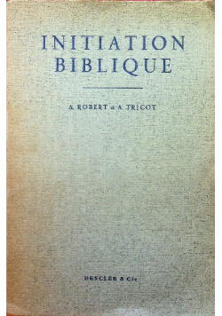 Initiation biblique