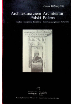 Architektura ziem Polski Rozdział europejskiego dziedzictwa