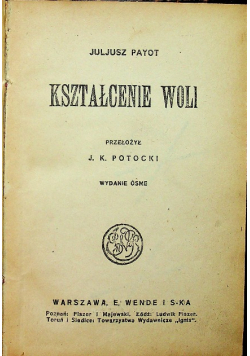 Kształcenie Woli 1919 r