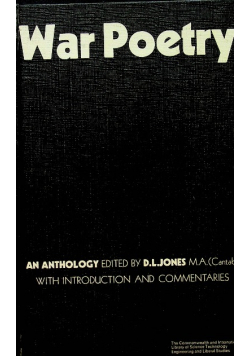 War Poetry an anthology