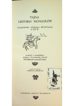 Tajna Historia Mongołów