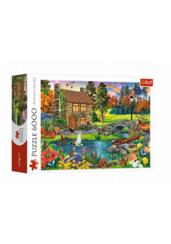 Puzzle 6000 Chatka w górach TREFL