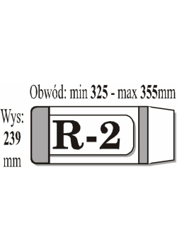 Okładka książkowa regulowana R2 (50szt) IKS