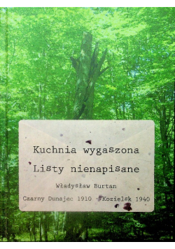 Kuchnia wygaszona listy nienapisane
