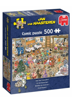 Puzzle 500 Haasteren Świętowanie Nowego Roku G3