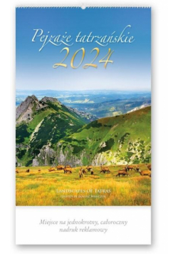 Kalendarz 2024 Reklamowy Pejzaże tatrzańskie