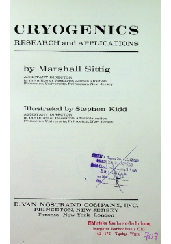 Cryogebics research and applications