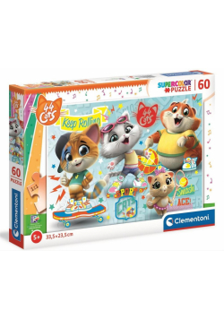 Puzzle 60 Super Kolor 44 Cats