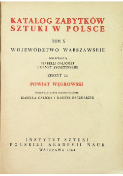 Katalog zabytków sztuki w Polsce  Tom V zeszyt 26