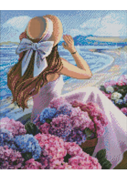 Diamentowa mozaika - Kwitnące wybrzeże 40x50cm