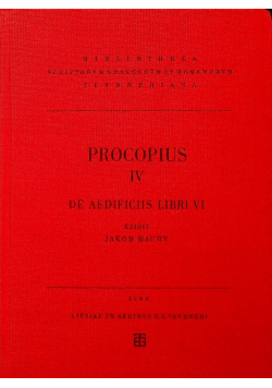 Procopius IV de Aedificiis Libri VI