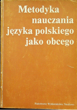 Metodyka nauczania języka polskiego jako obcego