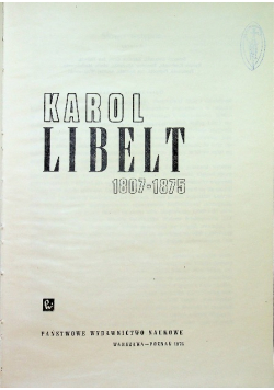 Karol Libelt 1807 - 1875