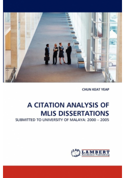 A Citation Analysis of MLIS Dissertations