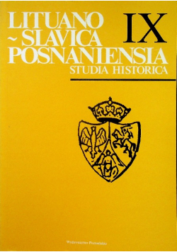 Lituano slavica posnaniensia IX