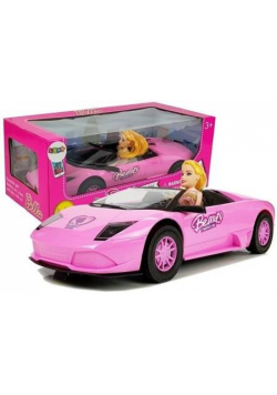Samochód sportowy Cabrio + lalka