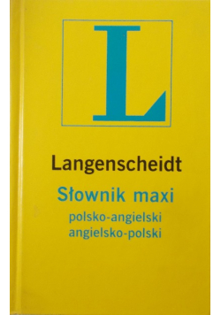 Langenscheidt Słownik maxi polsko - angielski angielsko - polski