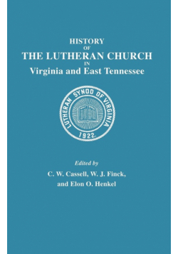History of the Lutheran Church in Virginia and East Tennessee
