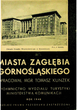 Miasta Zagłębia Górnośląskiego 1948 r.