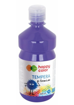 Farba tempera Premium 500ml fioletowa HAPPY COLOR