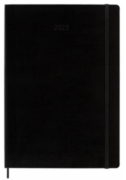 Kalendarz 2023 tyg. 12M PRO tw. czarny vertykalny