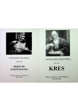 Antologia wileńska tom VI i VII