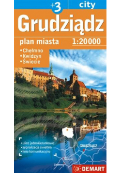 Plan miasta Grudziądz +3 1:20000