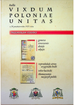 Bulla Vixdum Poloniae unitas z 28 października 1925 roku 2 tomy