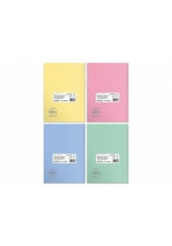 Zeszyt B5/60K kratka Eco PP Pastel Colors (5szt)