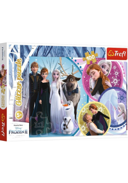 Puzzle 100 Glitter W blasku miłości TREFL