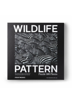 Puzzle 500 el. Wildlife Pattern Zebra