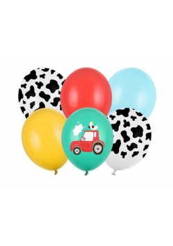Balony Farma 30cm 6szt