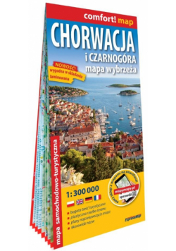 Comfort! map Chorwacja i Czarnogóra 1:300 000