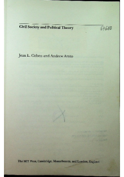 Civil society and political theory