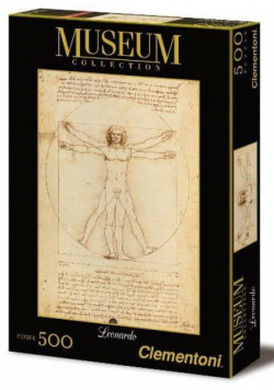 Puzzle 500 Museum Vitruvian Man
