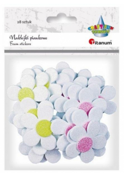Naklejki piankowe 3D kwiaty 48/42mm mix 28szt