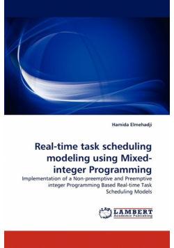 Real-Time Task Scheduling Modeling Using Mixed-Integer Programming