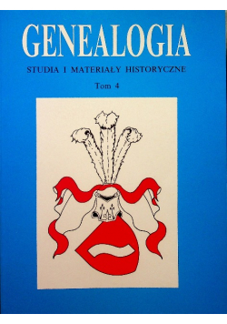 Genealogia studia i materiały historyczne tom 4