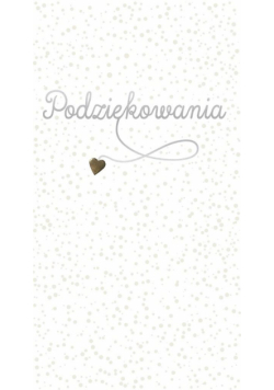 Karnet PM-135 Podziękowania