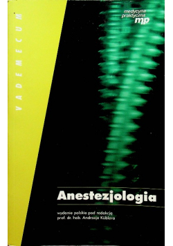 Anestezjologia  vademecum