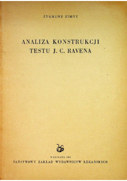 Analiza konstrukcji testu ravena