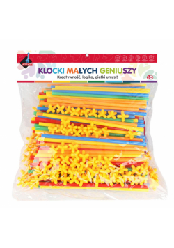 Klocki słomki 300 elementów